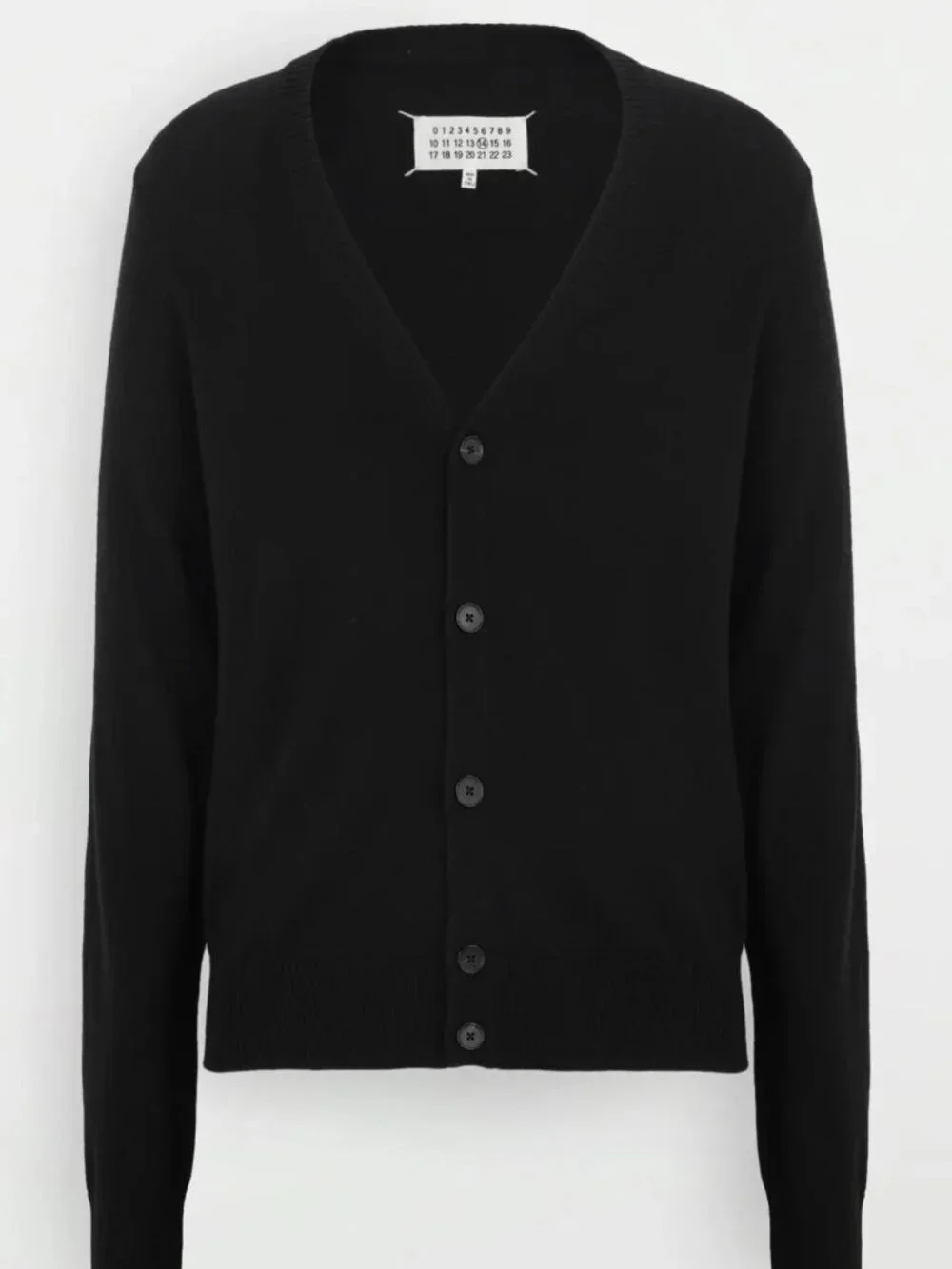 Maison Margiela Elbow Patch Cotton Cardigan